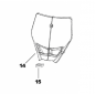 Preview: Startnummerntafel vorne MX 08/14. # 67177.08`